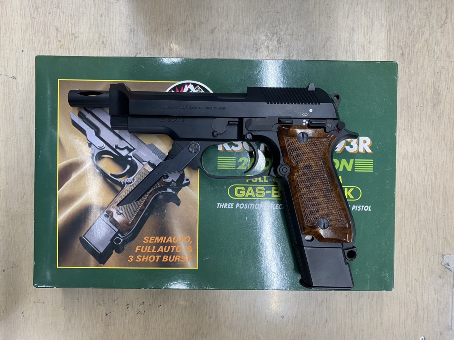 ジャンク品］KSC TMP ガスガン サプレッサー付き