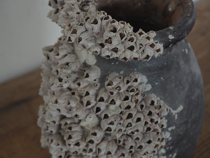 蛸壺形 土器 古美術 古道具 アンティーク 花器 蛸壺形 土器 古美術 古道具