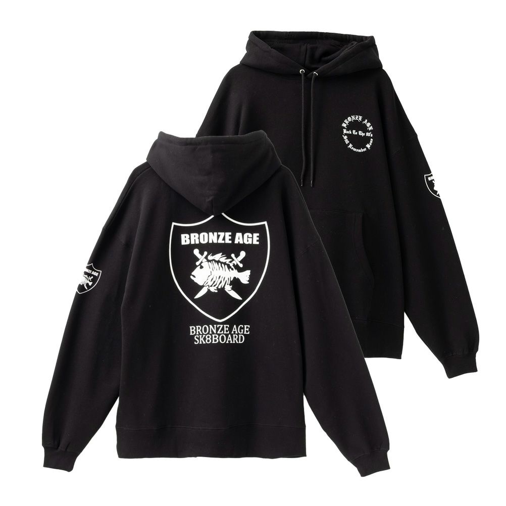BRONZE AGE ハンドロゴビッグパーカー メンズ