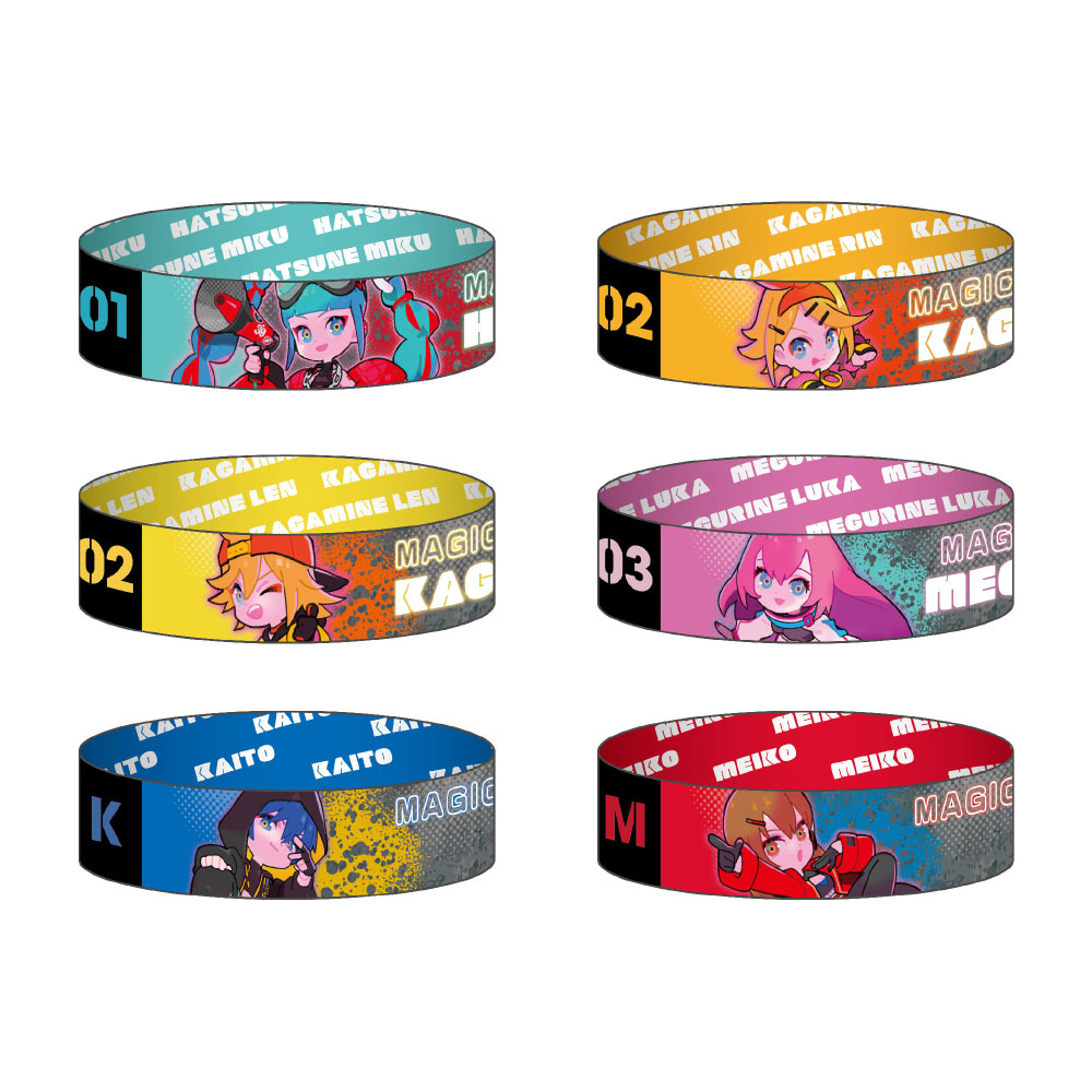 グッズ]マジカルミライ 2023 リバーシブルバンド（6種ランダム）｜初音
