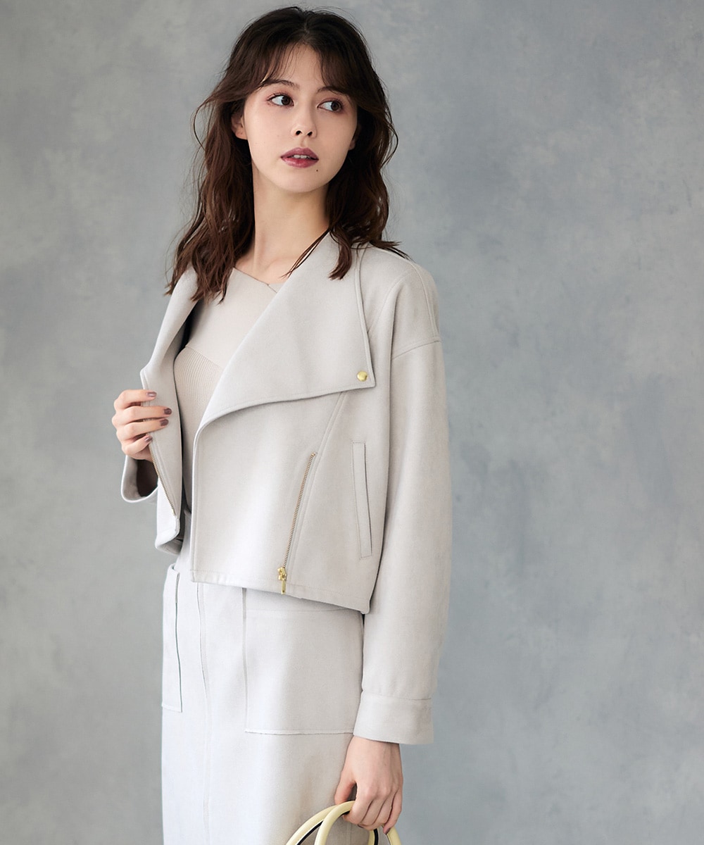 SALE】フェイクスエードライダースジャケット - 12Twelve Agenda