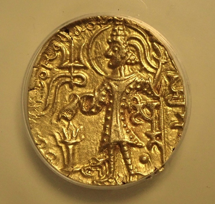 4½マシャ・ディナール金貨 古代インド カラチュリス朝 No.2110