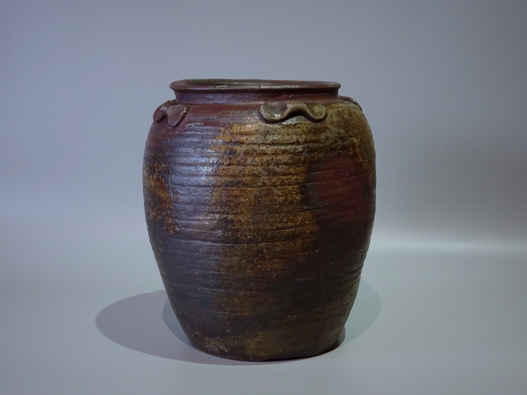 古備前 三耳壺 江戸時代 六古窯(K-XA852) 古備前 三耳