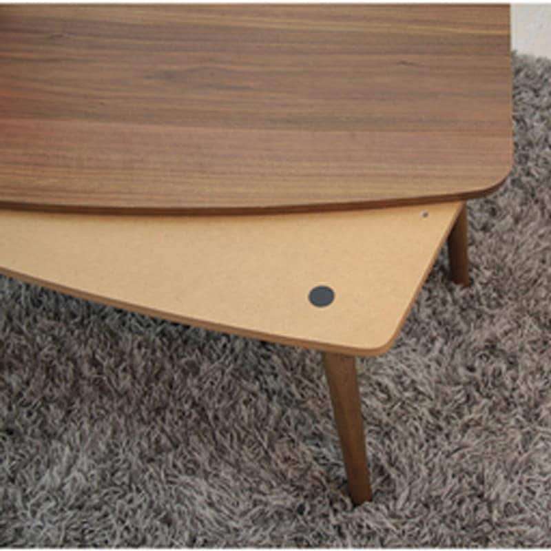 天然木 折りたたみコタツテーブル こたつ【Elfie】エルフィ｜ベッド