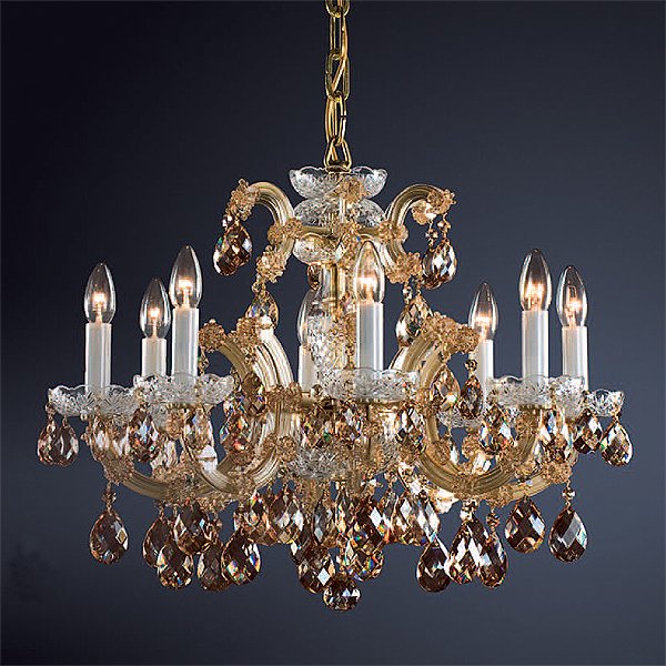 クリスタルシャンデリア 8灯 40万円のお品物 クリスタルシャンデリア 8