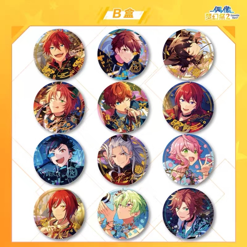 あんスタ 天城一彩 中国 繁夢缶 缶バッジ 90個 あんスタ 天城一彩 中国