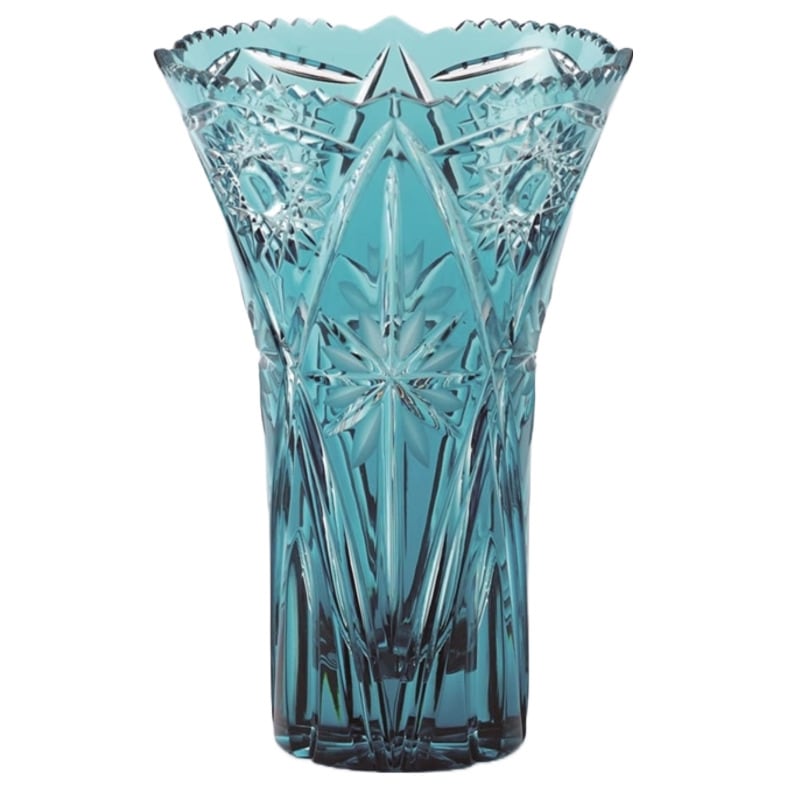IZMIR フルハンドメイドクリスタル花瓶 IZMIR フルハンドメイド