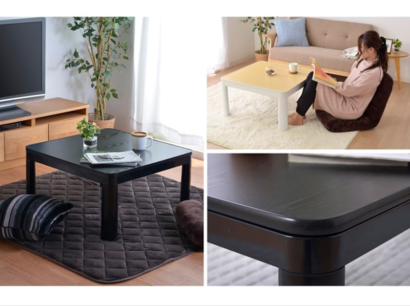こたつテーブル 60×60cm 両面使える リバーシブル こたつ台｜イケヒコ