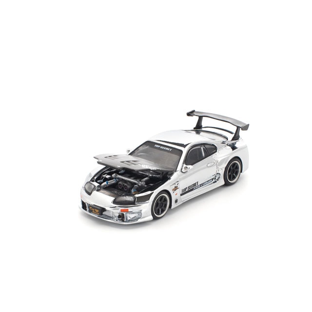 1/64 TOP SECRET GT300 SUPRA - SILVER CHROME トップシークレット