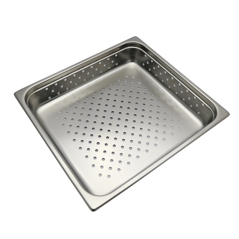 18-8 スーパーデラックスパン穴明き 2/3サイズ 深さ65mm SH-1872SWP