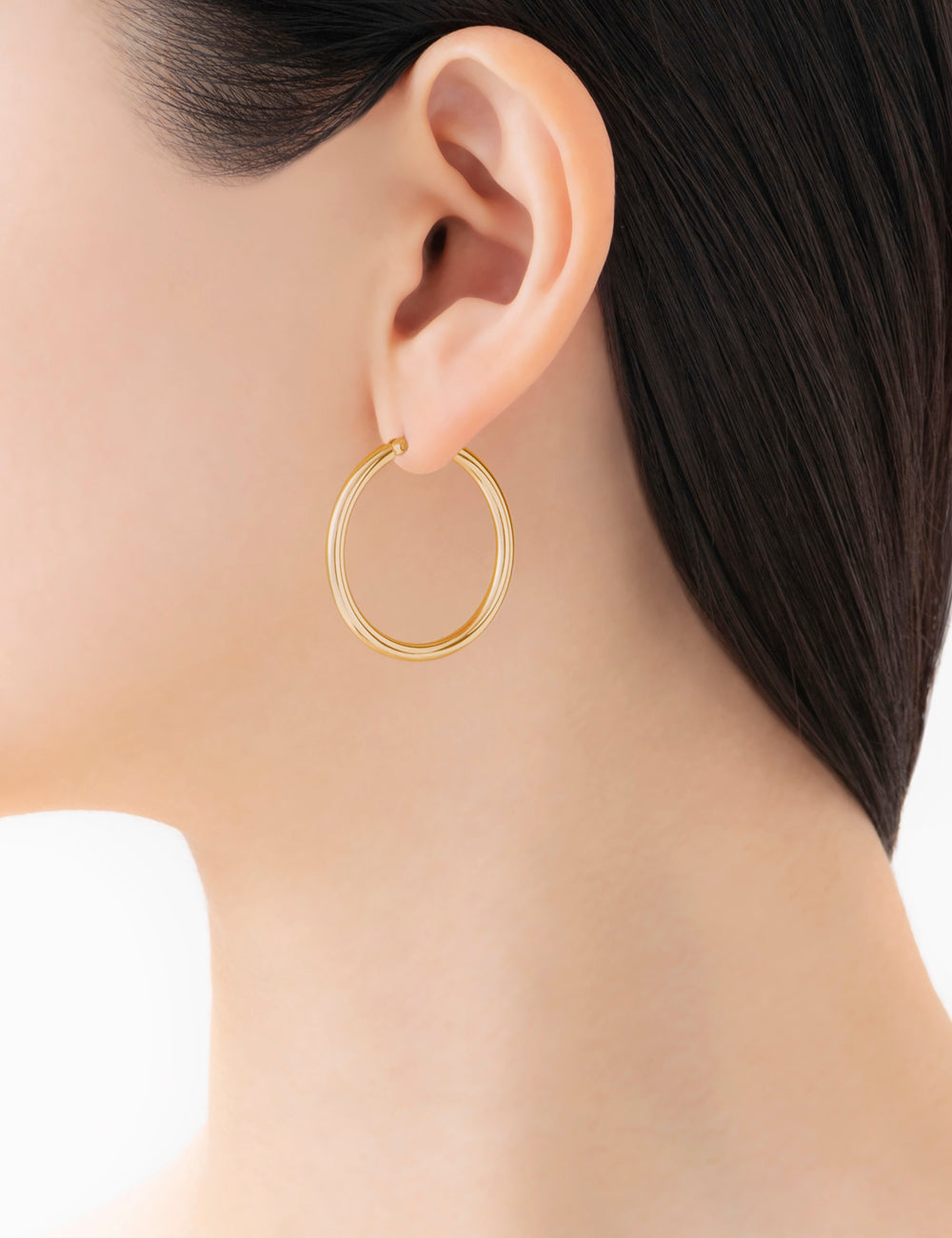 MARIHA(マリハ) Innocent Light フープピアス M (ゴールドカラー) SV925