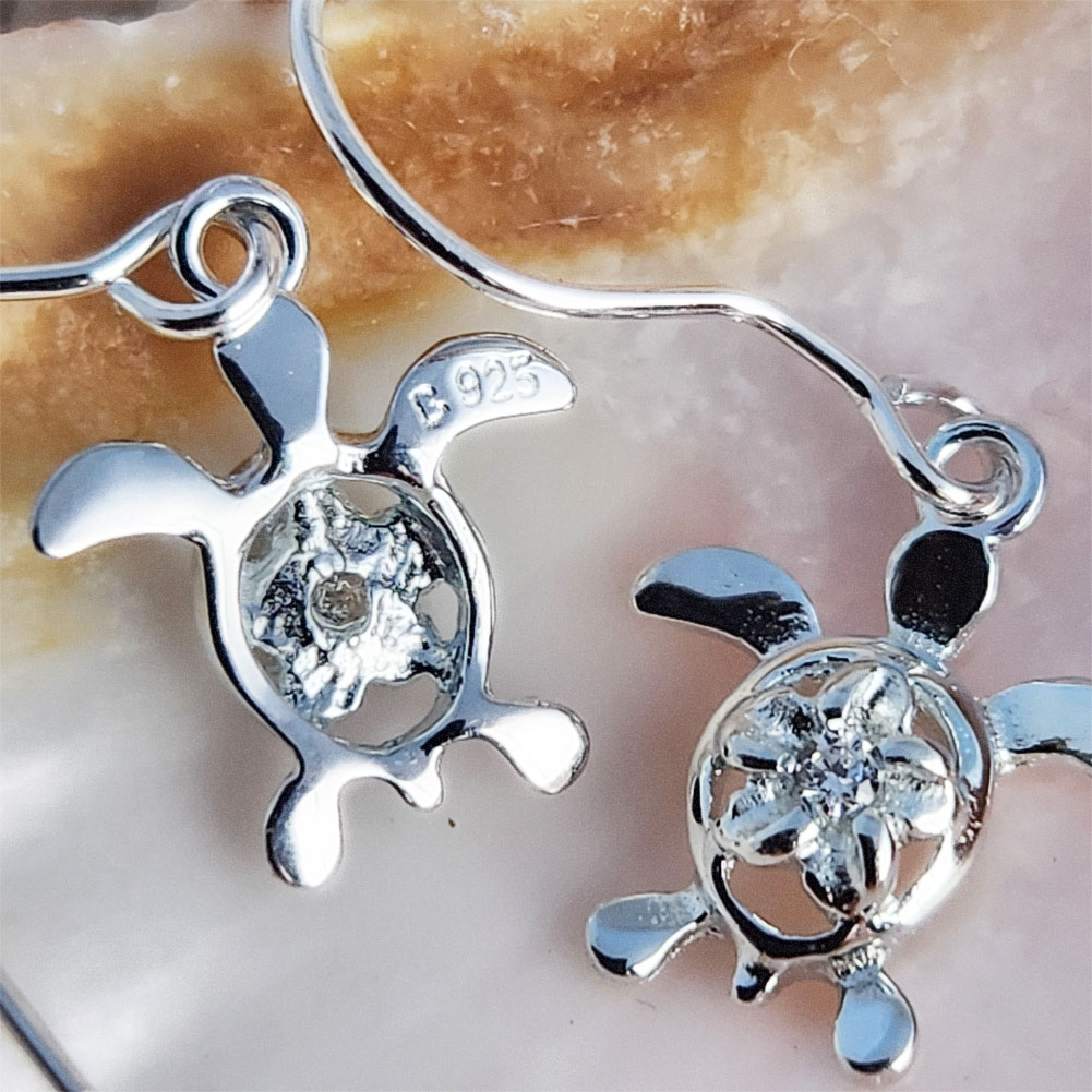 ハワイアンジュエリー ホヌピアス フックタイプ E321 透かし