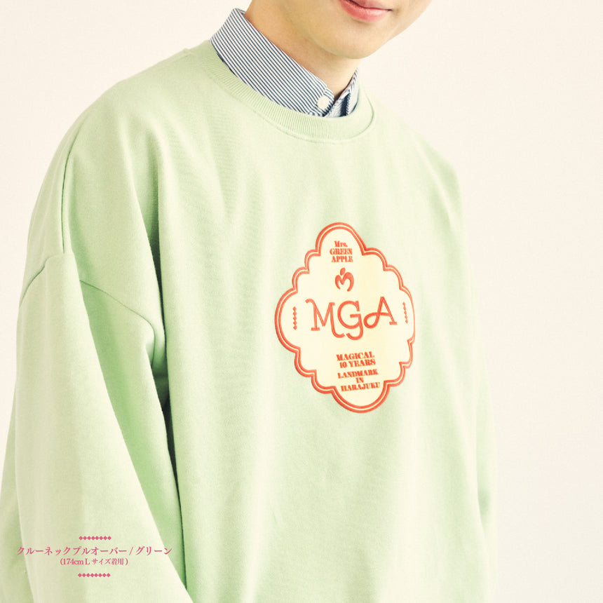 LANDMARK IN HARAJUKU クルーネックプルオーバー / グリーン – Mrs
