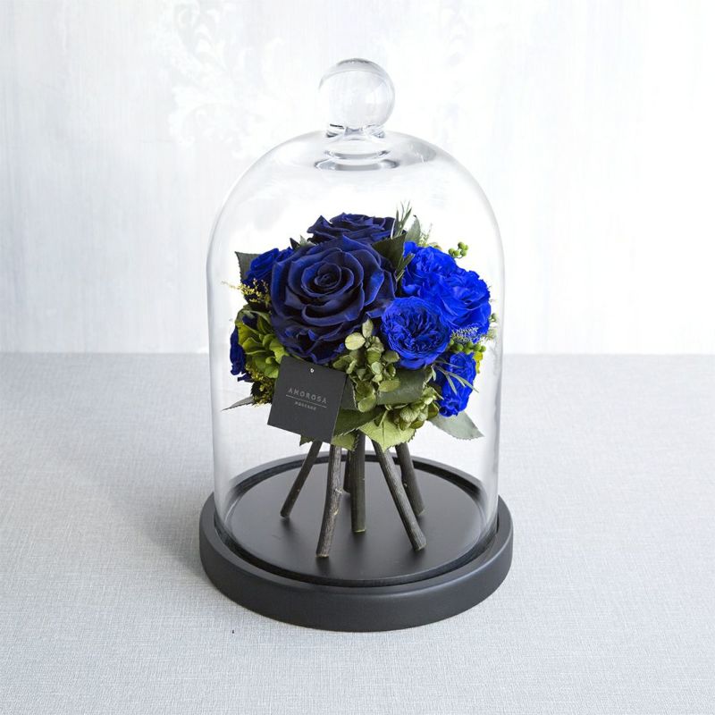 アドラブル(L)/エクセレントブルー （プリザーブドフラワー） | 最高級