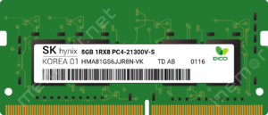 HMA81GS6JJR8N-VK - SK Hynix 1x 8GB DDR4-2666 SODIMM PC4-21300V-S