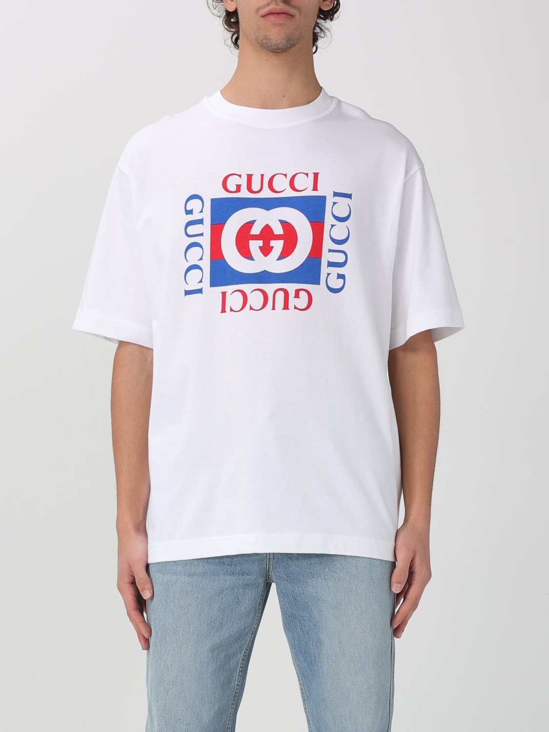 Gucci T-shirt men - White | 784361XJGKA | GIGLIO.COM
