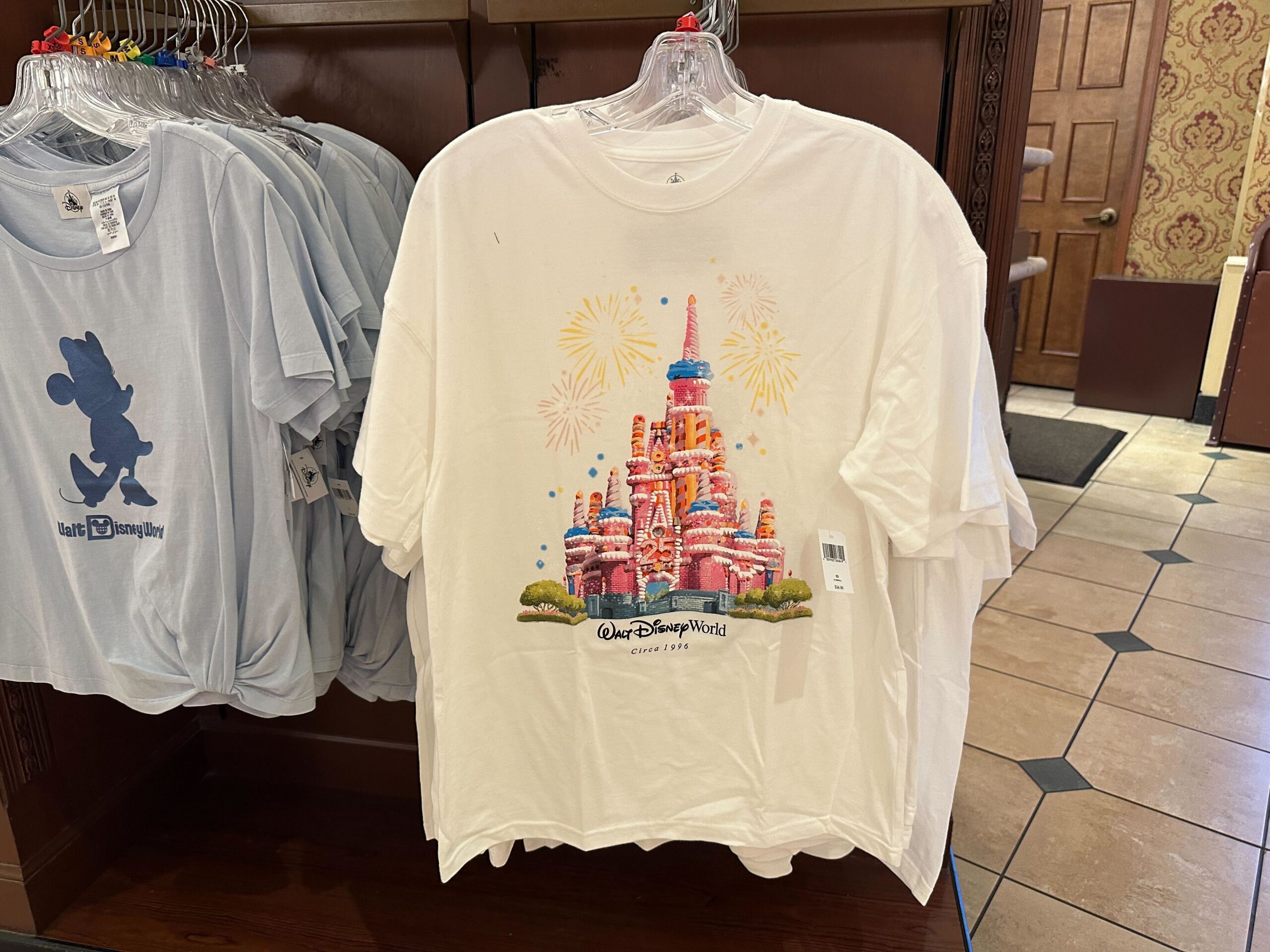 25周年 WDW ディズニーワールド Tシャツ マジックキングダム 90´S 】激