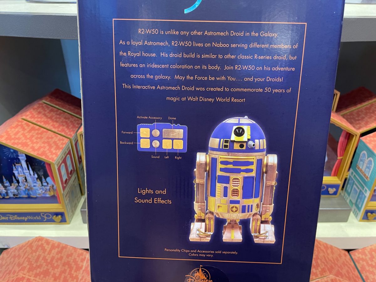 R2-D2 ディズニー50周年限定カラー ラジコン R2-W50 R2-D2 ディズニー