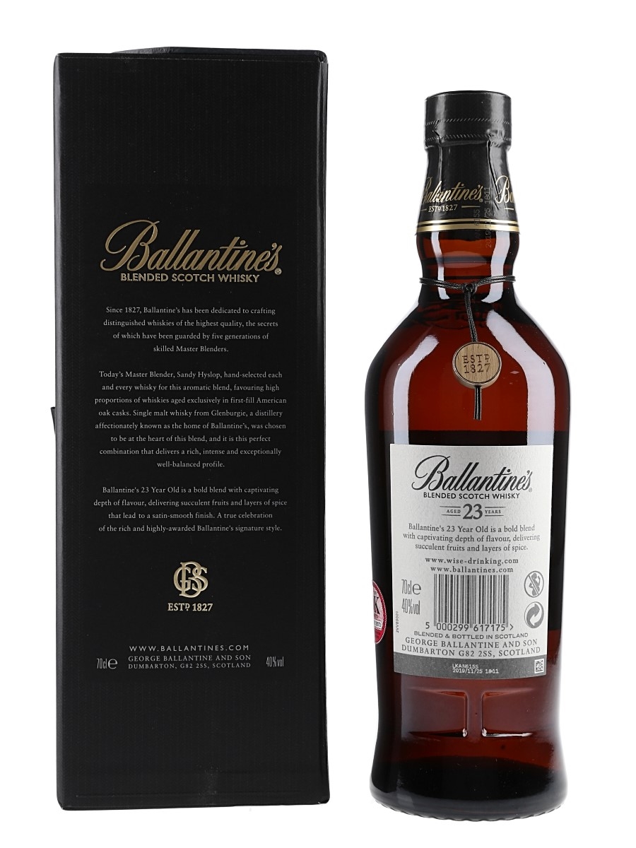Ballantine's 23 Year Old - Lot 152896 - Buy/Sell Blended Whisky Online