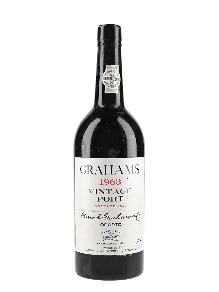 グラハム ヴィンテージ ポート 1963 Graham Graham's Vintage Port