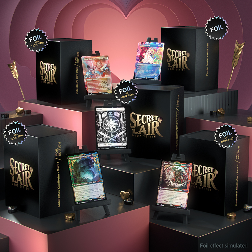 Secret lair Valentine'sDay 2021 mtg マジック Secret lair Valentine