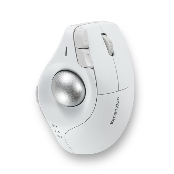 Pro Fit™ Ergo Vertical Wireless Trackball - White | Trackballs