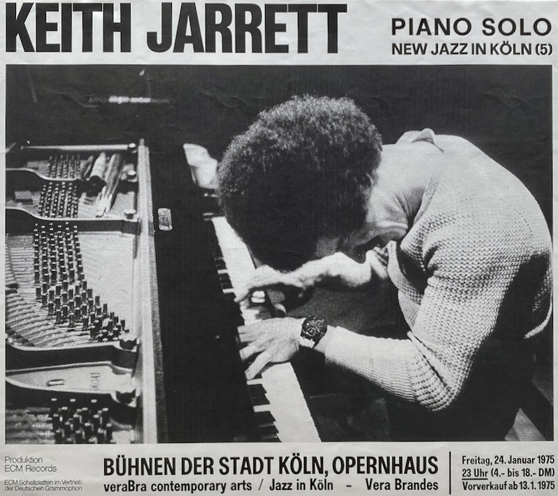 VINTAGEジャズポスター KEITH JARRETT ECM A1ポスター Keith Jarret