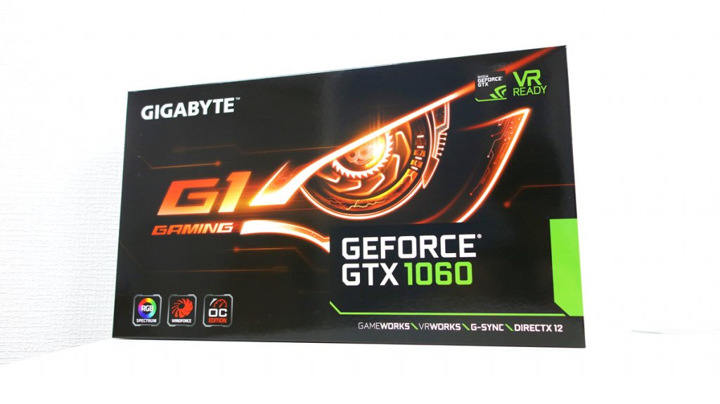 GIGABYTE G1 Gamingシリーズから3GB版GEFORCE GTX1060搭載カード「GV