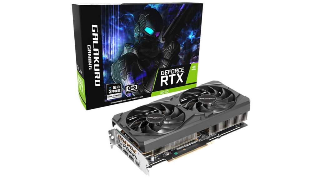 GALAGUROブランドからデュアルファンクーラー搭載GEFORCE RTX 3070搭載