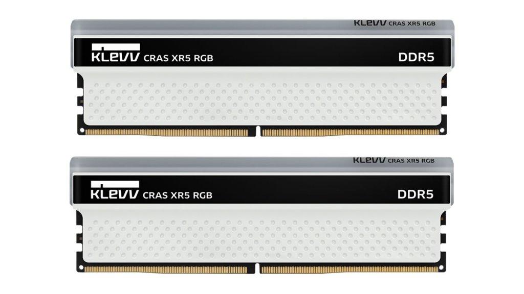 白いDDR5 8000MT/s超選別モデルも、KLEVVからRGB対応ゲーマーと