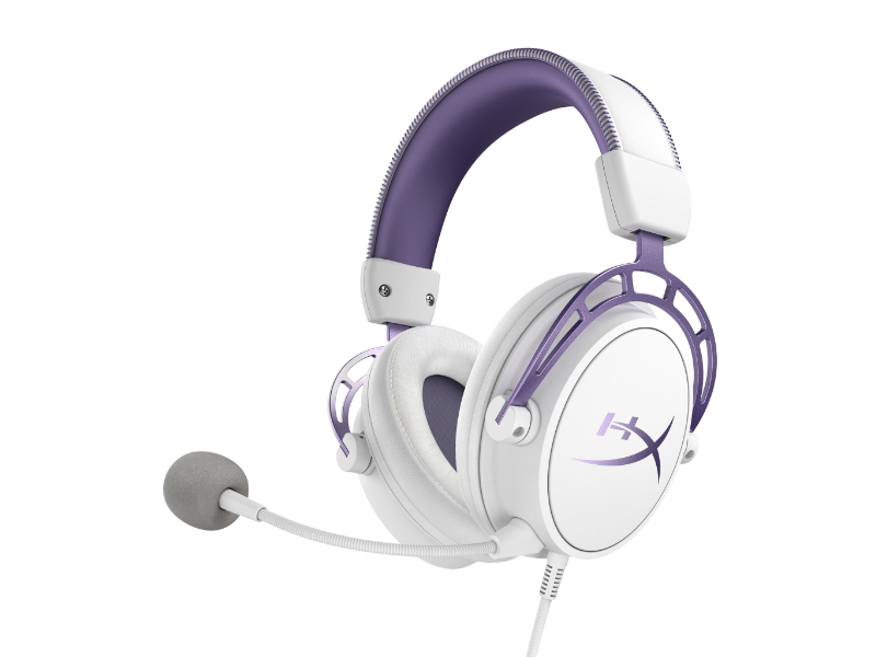 HyperX HyperX Cloud Alpha ホワイト/パープル HyperX Cloud 数量限定