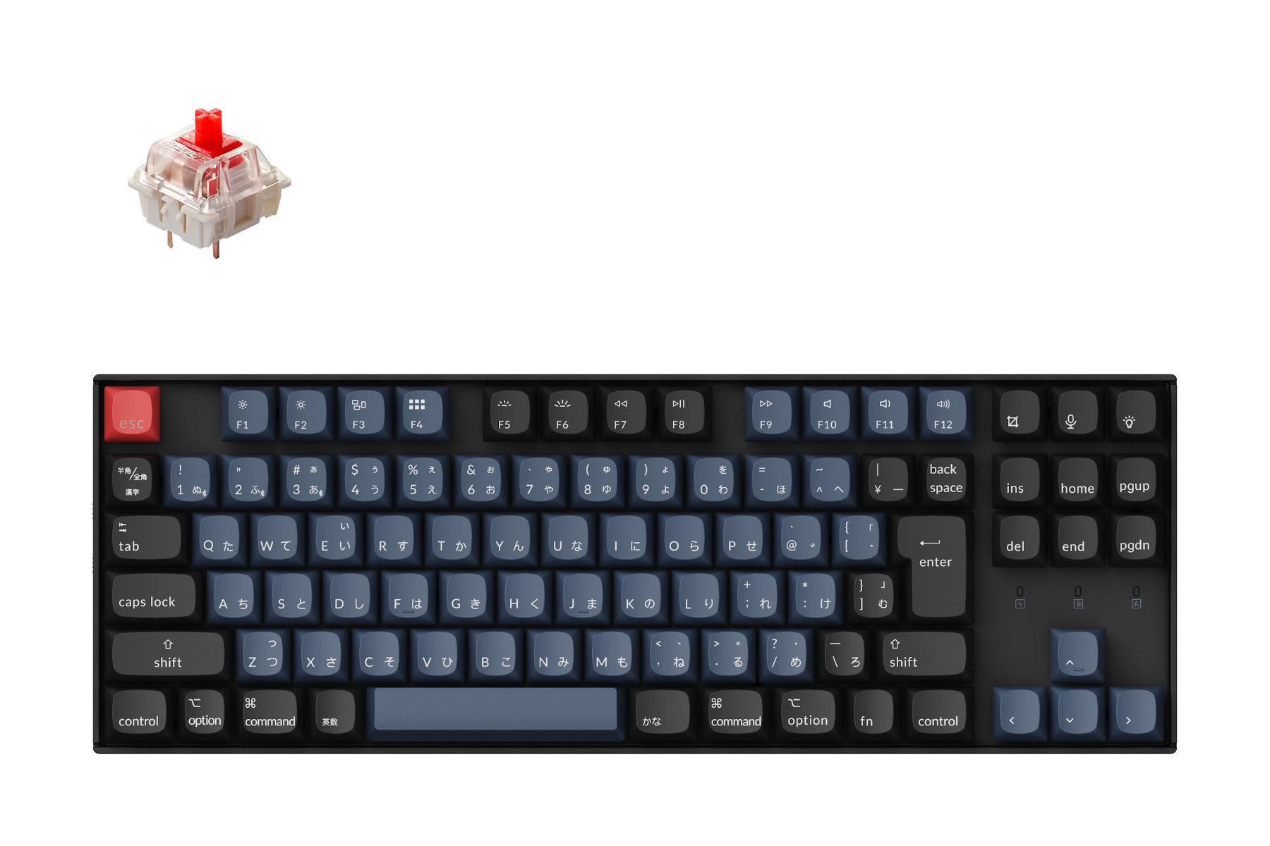 Keychron K8 Pro QMK/VIA ワイヤレス・メカニカルキーボード - WHITE