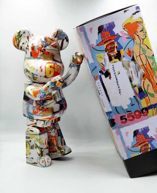 BE@RBRICK Andy Warhol × JEAN-MICHEL BASQUIAT #2 100％ ＆ 400