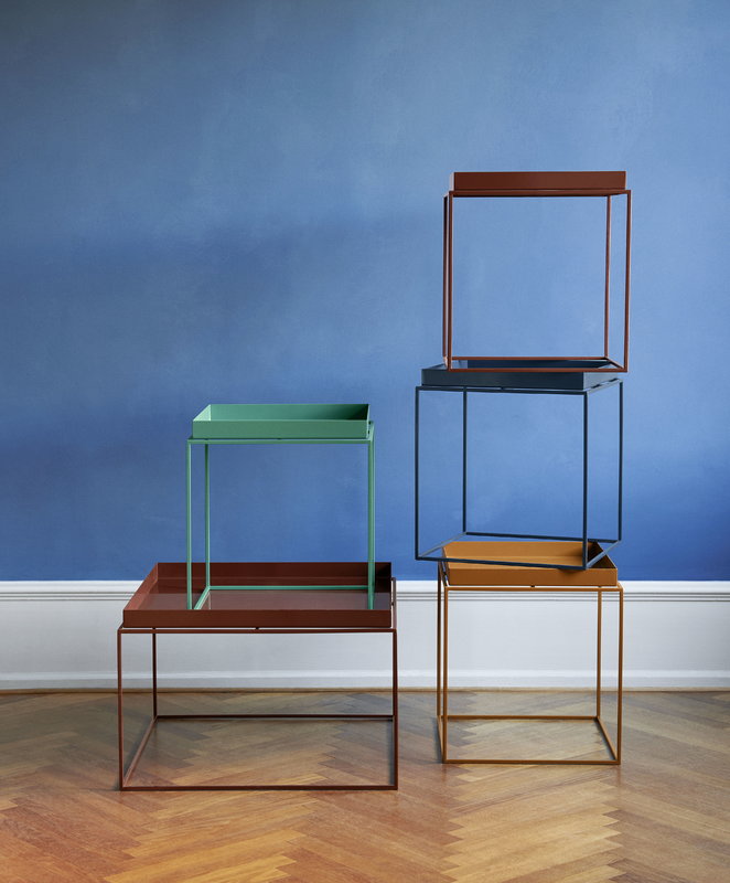 HAY Tray table large, chocolate | Finnish Design Shop