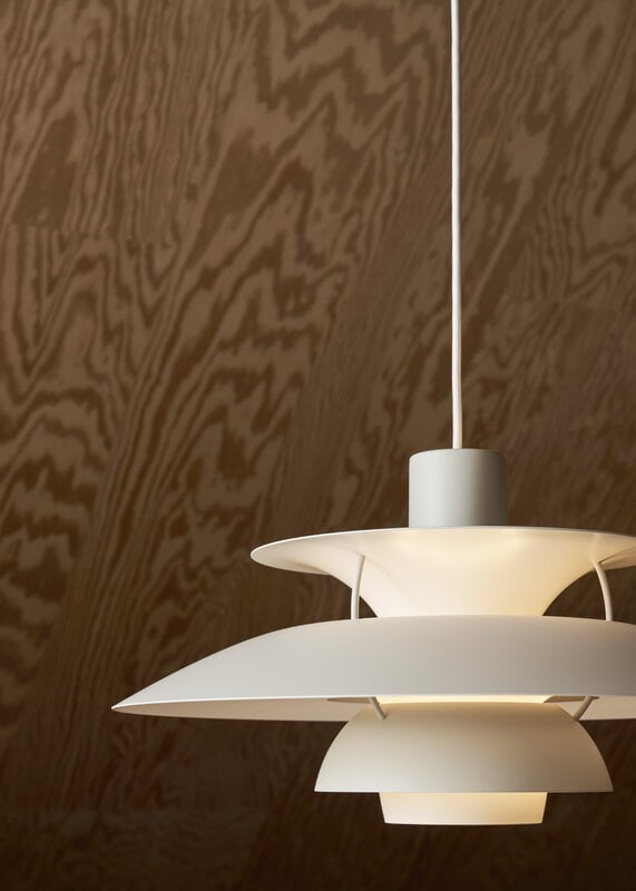 Louis Poulsen PH 5 Monochrome pendant, pale pewter | Finnish