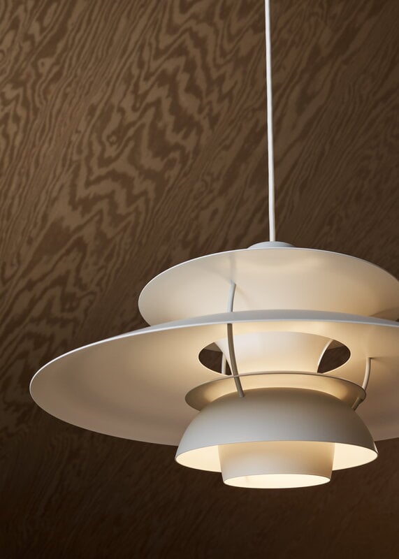 Louis Poulsen PH 5 Monochrome pendant, pale pewter | Finnish