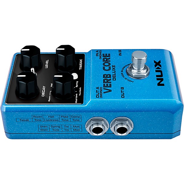 NUX Verb Core Deluxe with 8 Different Reverbs and Freeze Effects