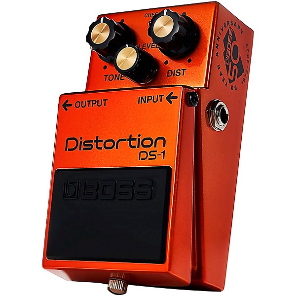 BOSS DS-1-B50A Distortion 50th Anniversary Effects Pedal Orange