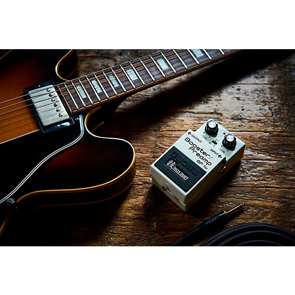 Open Box BOSS BP-1W Waza Craft Booster/Preamp Effects Pedal White