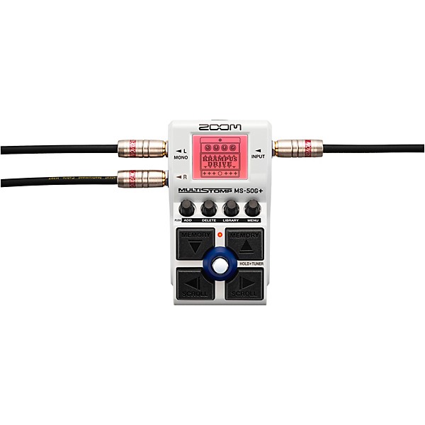 Zoom MS-50G+ Multistomp Guitar Effects Pedal White | Guitar Center