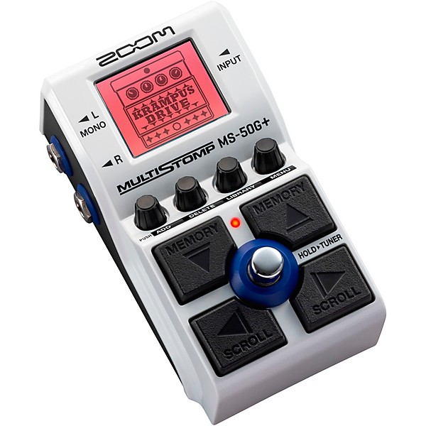 Zoom MS-50G+ Multistomp Guitar Effects Pedal White | Guitar Center