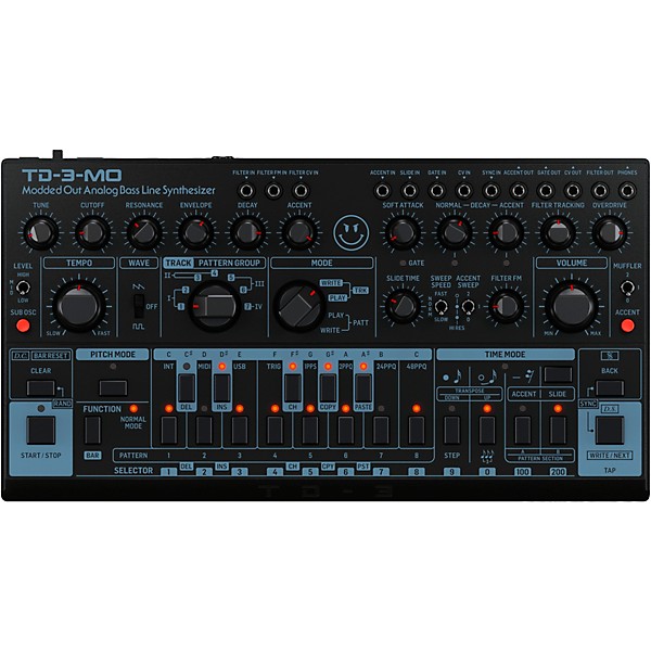 Behringer TD-3-MO-BK Analog Bass Line Synthesizer - Black | Guitar