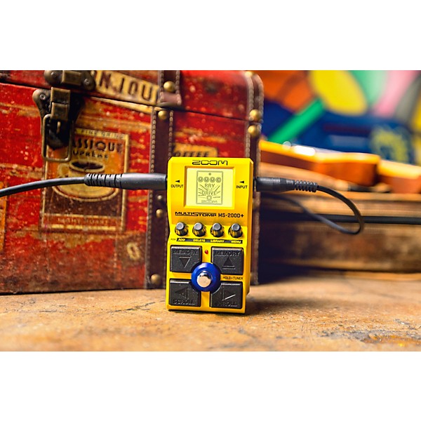 Zoom MS-200D+ Multi-Stomp Distortion Effects Pedal Yellow | Guitar