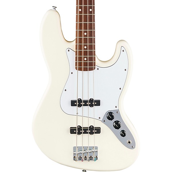 Fender Standard Jazz Bass Guitar Olympic White | Guitar Center