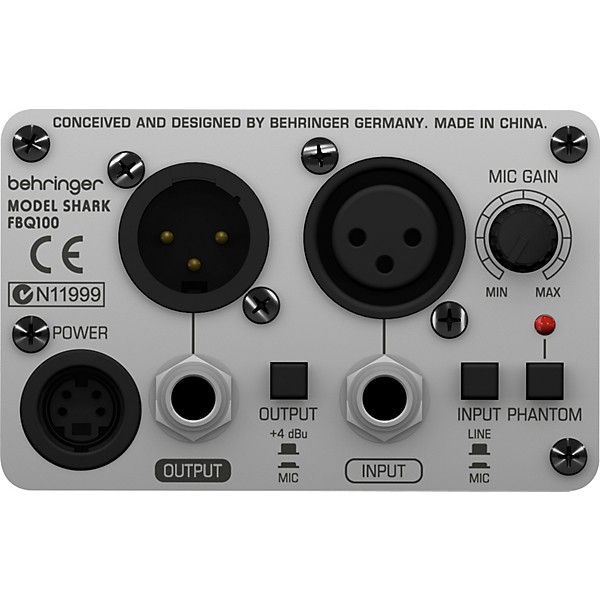 Open Box Behringer FBQ100 Shark Automatic Feedback Destroyer