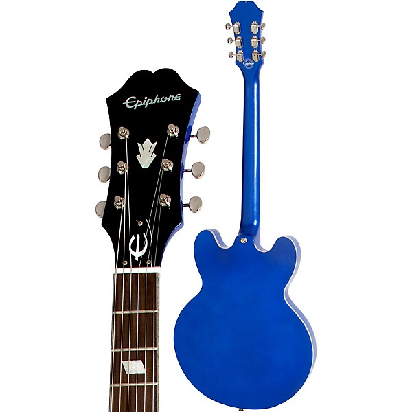 Open Box Epiphone Limited Edition Riviera Custom P93 Blue Royale