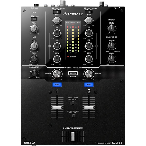 Pioneer DJ DJM-S3 ミキサー Decksaver DJM-S3 cover - Decksaver