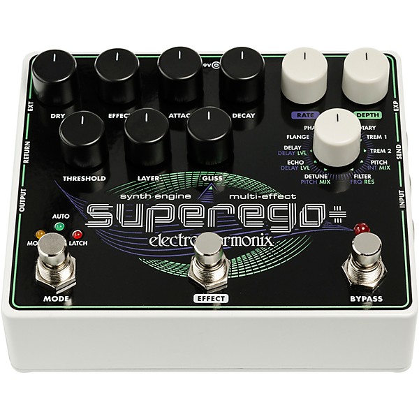 Electro-Harmonix Superego+ Synth Effects Pedal | Guitar Center