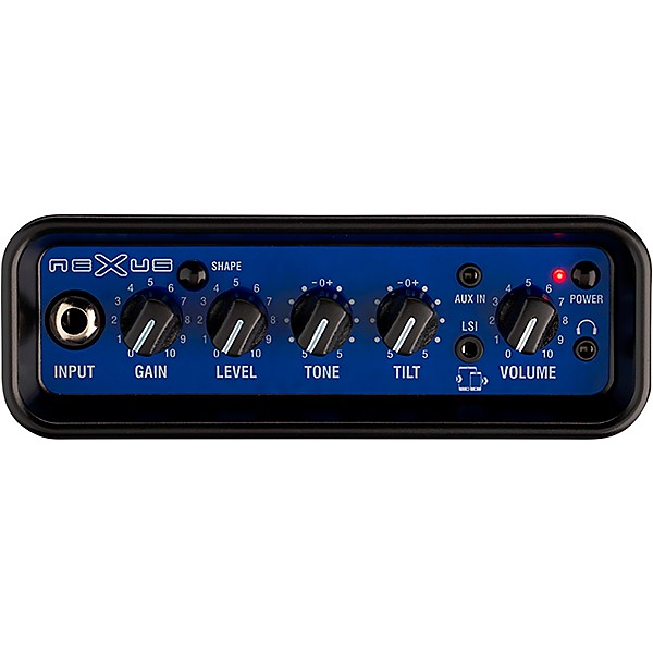 Laney MINI-BASS-NX 6W 2x3 Bass Combo Amp Black and Blue | Guitar