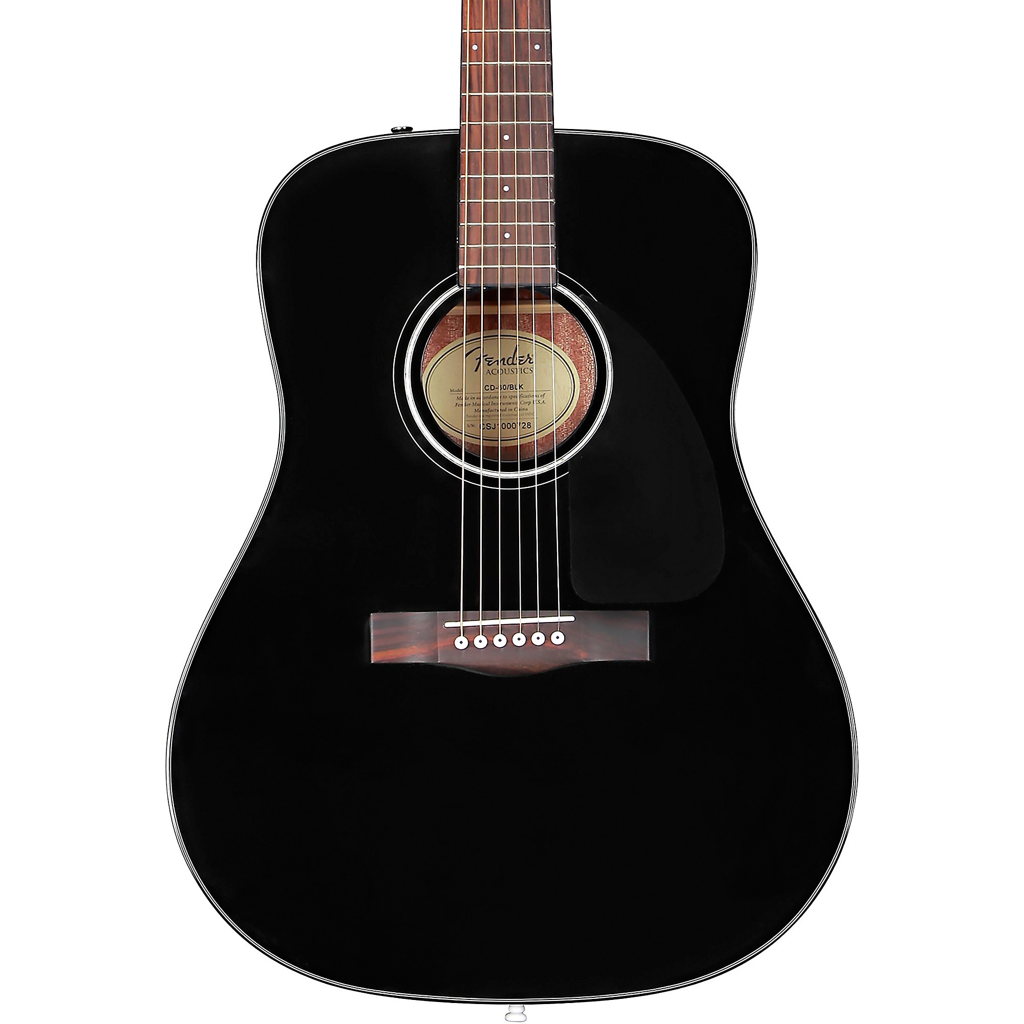Fender CD-60 Dreadnought V3 Acoustic Guitar Black | Guitar Center